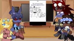 Fnaf 1 reacts to sb | fnaf | au!!