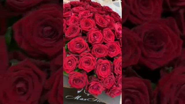 Букет 55 роз от Максфлора доставка цветов по Раменскому району maxflora.ru #букет #букетназаказ
