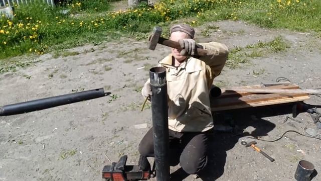 Как сварить ровно и усилить трубы. Гильзуем трубы. Старый и проверенный способ сварки в кондукторе смотреть онлайн