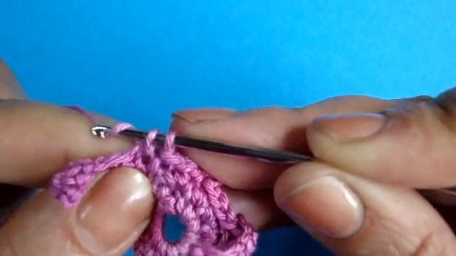Как вязать красивый цветок Crochet flower pattern Вязание крючком Урок 53 смотреть онлайн