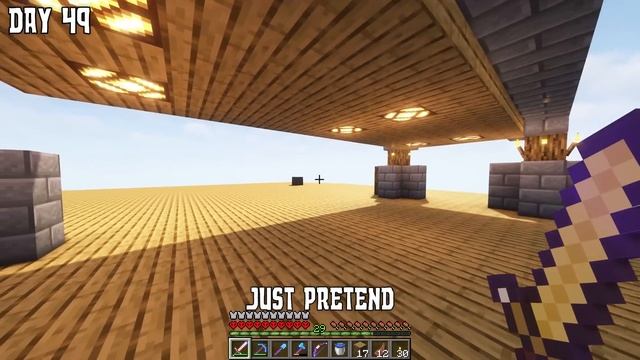 I Survived 100 Days on One Block Lucky Block in Minecraft Hardcore! [FULL MOVIE] смотреть онлайн