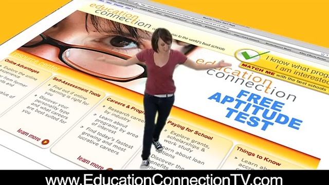 Education Connection Girl Commercial