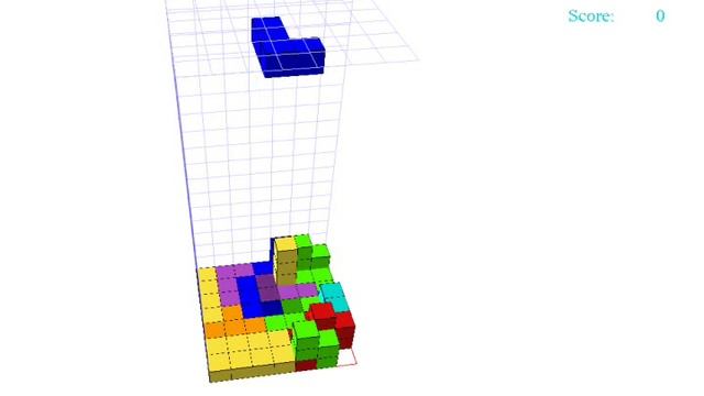 OpenGL 3D Tetris смотреть онлайн