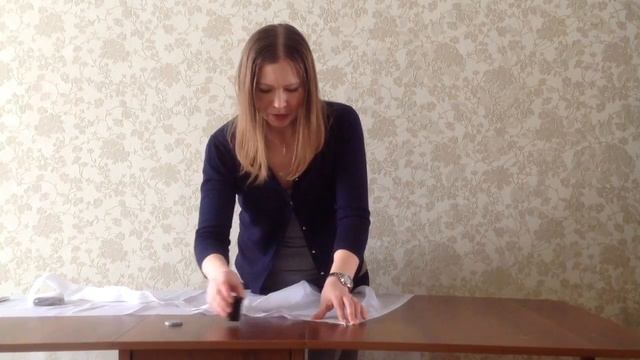Как профессионально подшить длинный тюль в домашних условиях