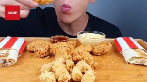?Русский мукбанг VS Американский мукбанг ? Russian mukbang VS American mukbang usa 맥도날드 먹방|빅맥,상하이치킨