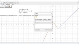 GeoGebra учителю математики. Занятие 7. Построение графика непрерывной кусочно-линейной функции.