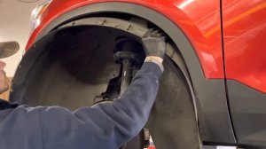2019 Volvo XC40 auxiliary battery location.
