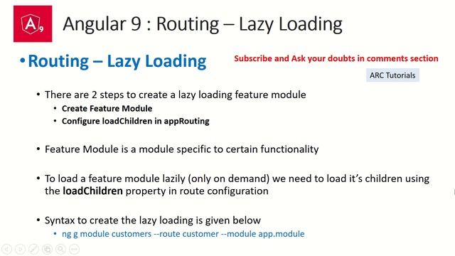 Angular 9 Tutorial For Beginners #38 - Lazy Loading Modules