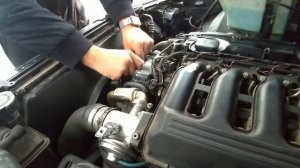 Устраняем течь масла из под вакуумного насоса на BMW m57(N)