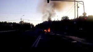 Сгорела лодка