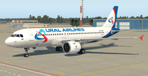 X-Plane 11. Взлет на Airbus A320 neo.