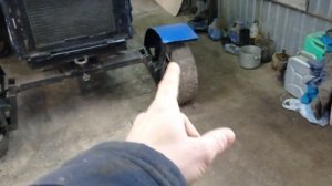 обзор размеры передней балки самодельного трактора.