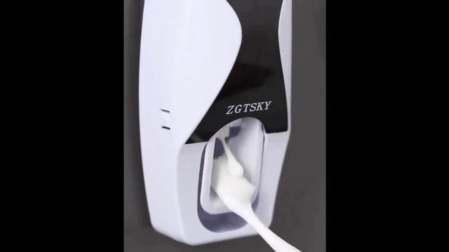 Дозатор для зубной пасты с держателем для зубных щёток смотреть онлайн