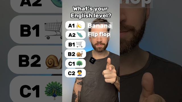 What’s YOUR ENGLISH level?