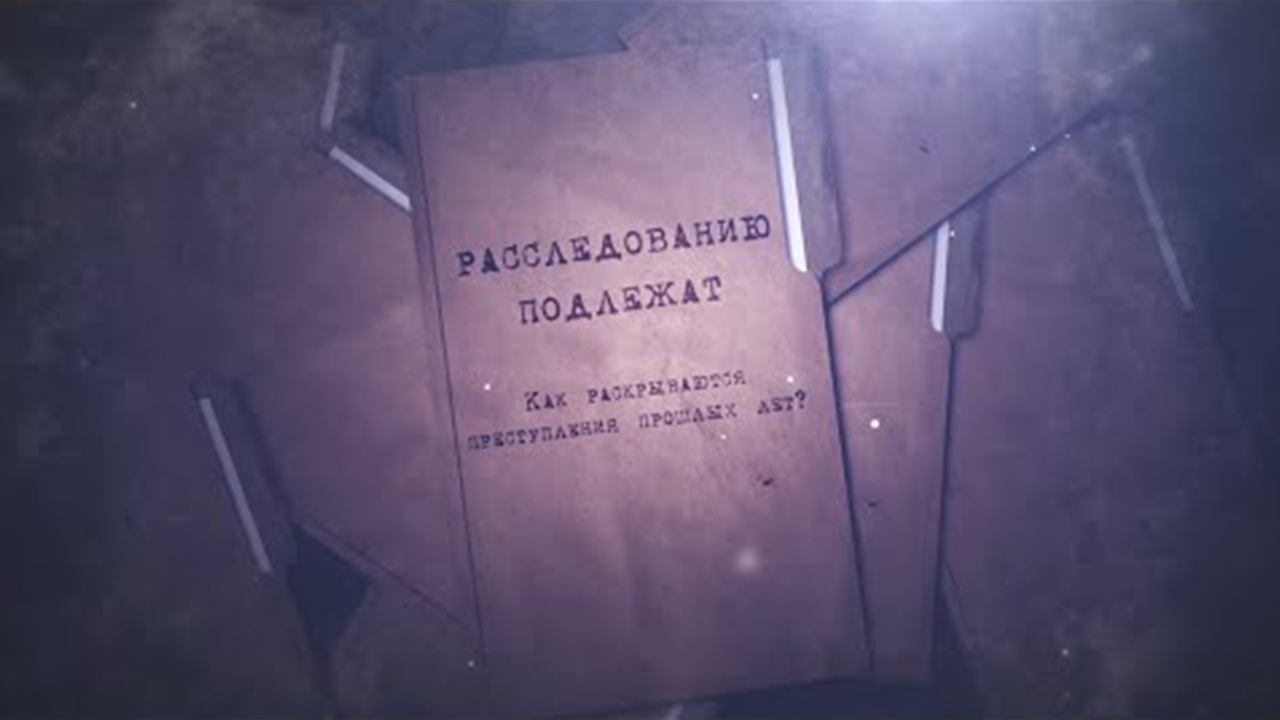 Документальный цикл «Расследованию подлежат. Как раскрываются преступления прошлых лет?»