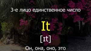 Личные местоимения в английском I We You He She It They