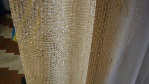 Тюль сетка. Тюль кухонная. 3687. Тюль на кухню. Сетка буклированная.