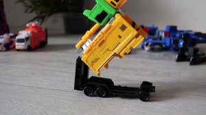 Игрушечные машинки и Тоботы - трансформеры. Все серии подряд