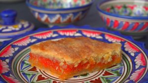 Пирог с курагой