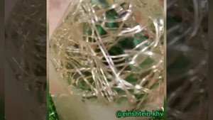 Ооочень залипательно. самоделка из гирлянды и эпоксидной смолы