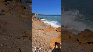 Одесса.Дикий пляж после шторма. 6.08.23. Odessa wild beach after the storm.