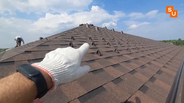 Закрываем кровлей дом Сумароково в Заокском районе смотреть онлайн