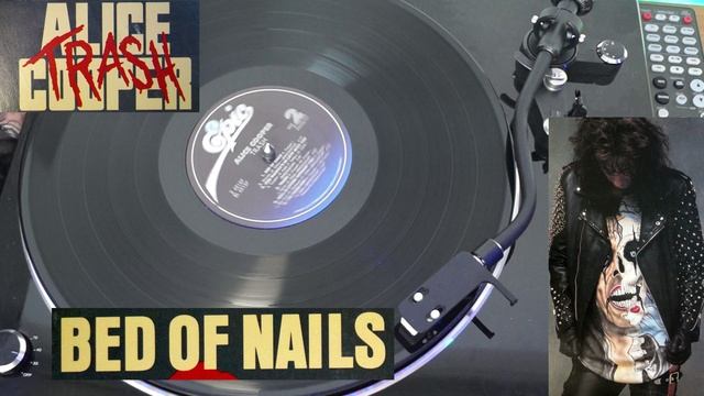 Bad of Nails - Alice Cooper 1989 "Trash" Vinyl Disk Maxi Single 4K Hard Rock