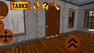 Cowboy Cat Neighbor Escape - Level 1 - Gameplay