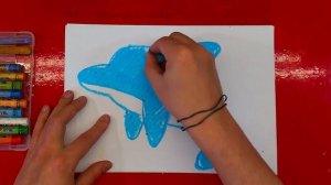 Как нарисовать ДЕЛЬФИНА урок рисования для детей.