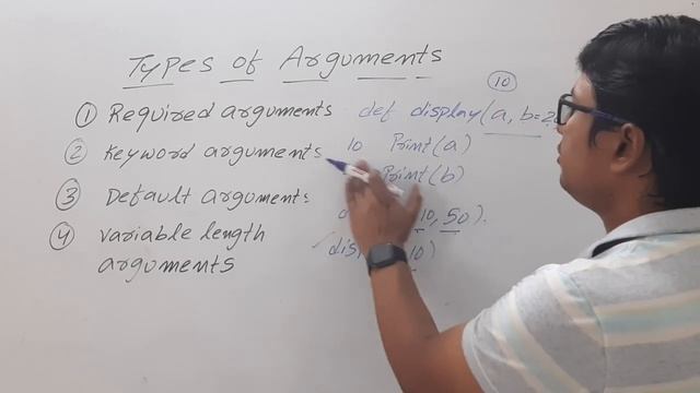 L 35: TYPES OF ARGUMENTS IN PYTHON | FUNCTIONS | PYTHON COURSE FOR BEGINNERS