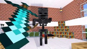 Monster school:Best Wither Skeleton Montage-MINECRAFT ANIMATION