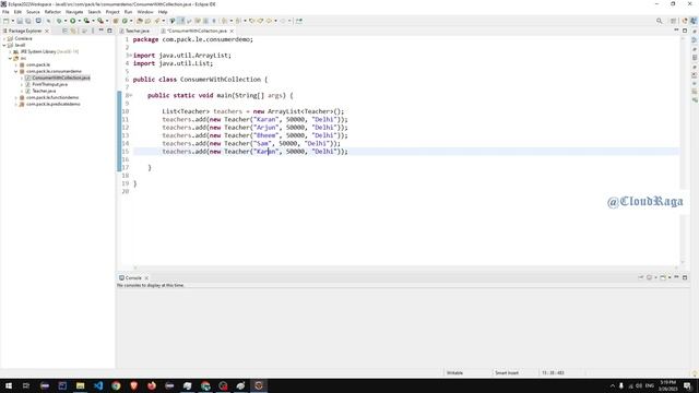 Java 8 - Tutorial - 35. Consumer Interface with collection of objects|#cloudraga #Java8_by_CloudRag