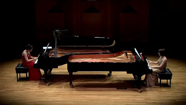 Astor Piazzolla - Adiós Nonino for 2 Pianos 4 Hands смотреть онлайн