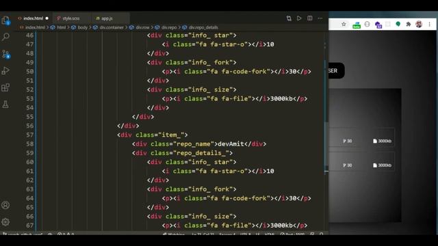 Let's Build a Github Profile Search Web App Using JavaScript / Github Profile Finder Application