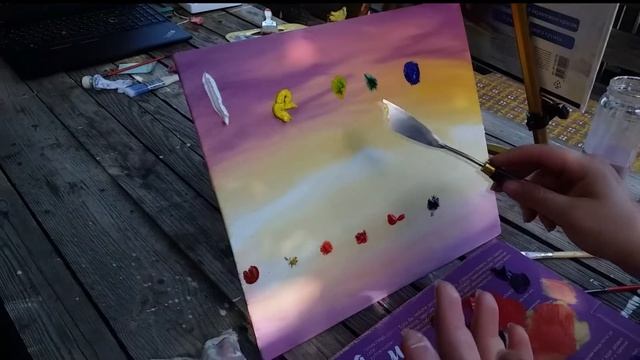 Рисую по уроку Боба Росса смотреть онлайн