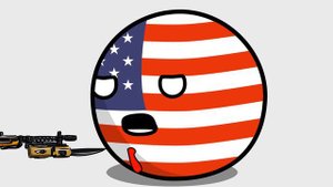 Japan vs America, WW2 ending - Countryballs