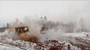 На Урале зимой горят торфяники - как их тушат