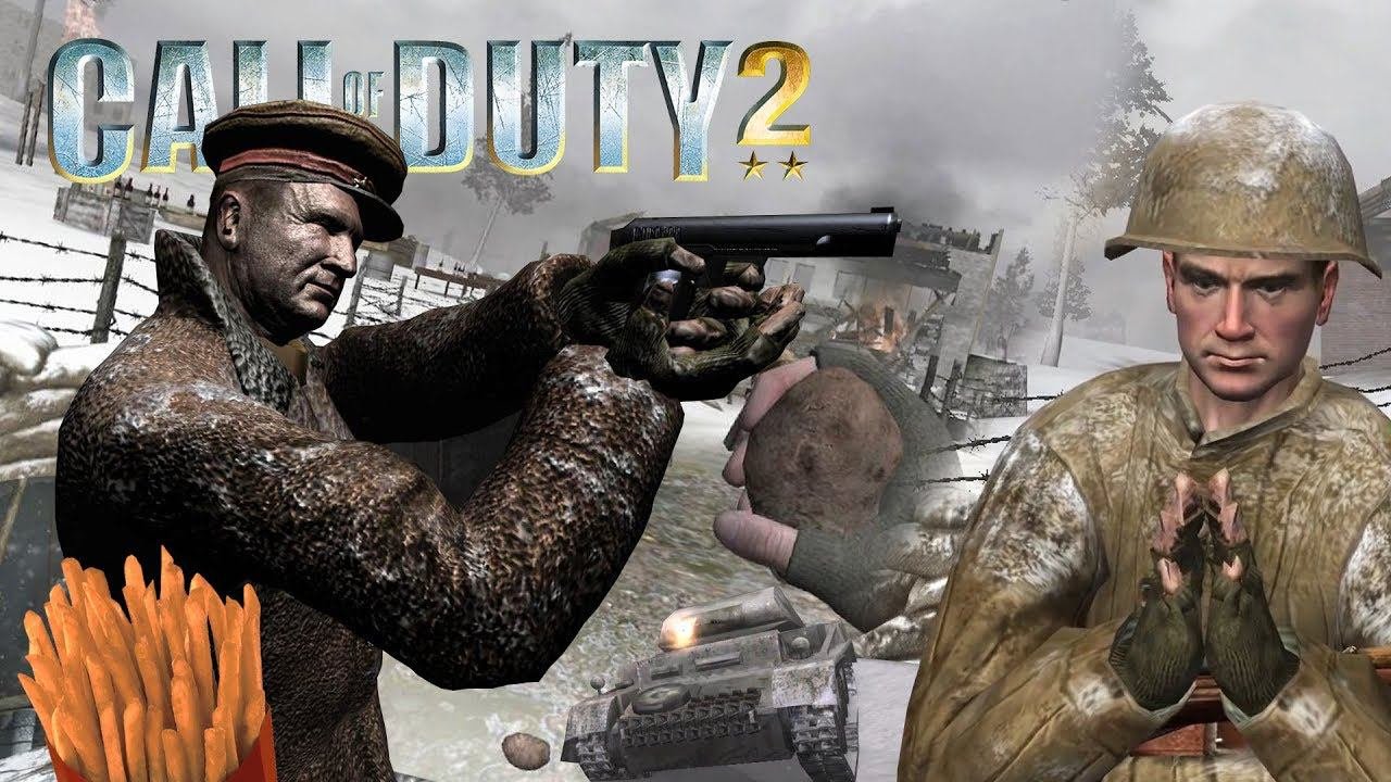 [Вырезанный контент Call Of Duty 2] Советская кампания ч.2