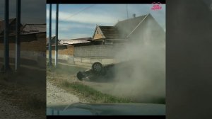 На ровном месте.