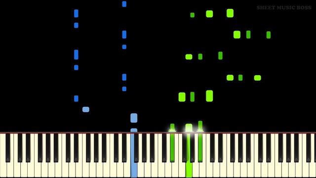 IT'S RAINING MEN - Piano Tutorial смотреть онлайн