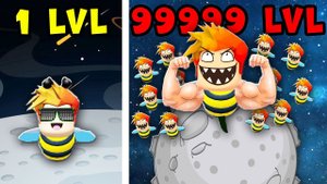 ПЧЁЛЫ в Космосе! Максимальная Эволюция армии ПЧЁЛ в Космосе в Be a Bee!  Roblox