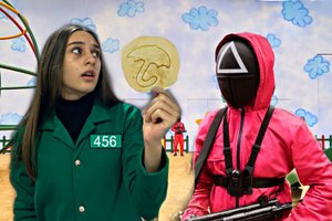 ДЕЛАЕМ САХАРНЫЕ СОТЫ ИЗ ИГРЫ В КАЛЬМАРА/ИГРАЕМ В ИГРЫ В КАЛЬМАРА НА ТЕЛЕФОНЕ