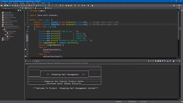 Shopping Mall Management System(Java Console Based Application) смотреть онлайн