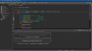 Shopping Mall Management System(Java Console Based Application)