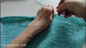 МК Свитер с облаками спицами на любой размер #_pautinka_knit #свитерспицами #джемперспицами