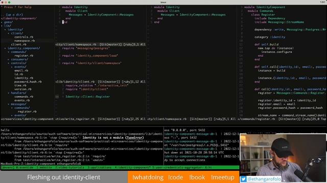Finishing the identity-component client and trying to integrate with Rails смотреть онлайн
