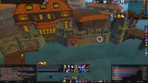 Задание верхом на красной ракете WoW Sirus.
