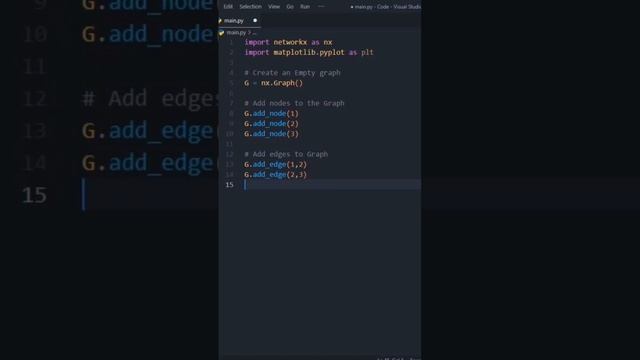 I Create Networking Graph with Matplotlib in 5sec using Python | #python #code #coding #programming