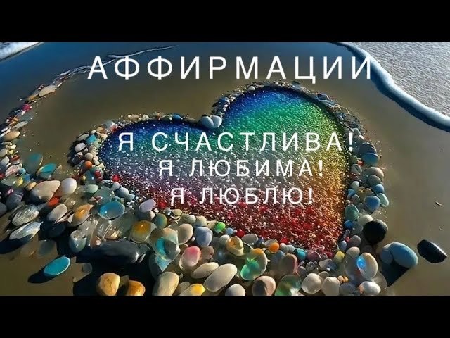😀АФФИРМАЦИИ «Я СЧАСТЛИВА! Я ЛЮБИМА! Я ЛЮБЛЮ!"👩❤️👨