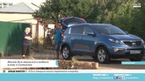 Жилой дом оказался в водном плену в Сытьково